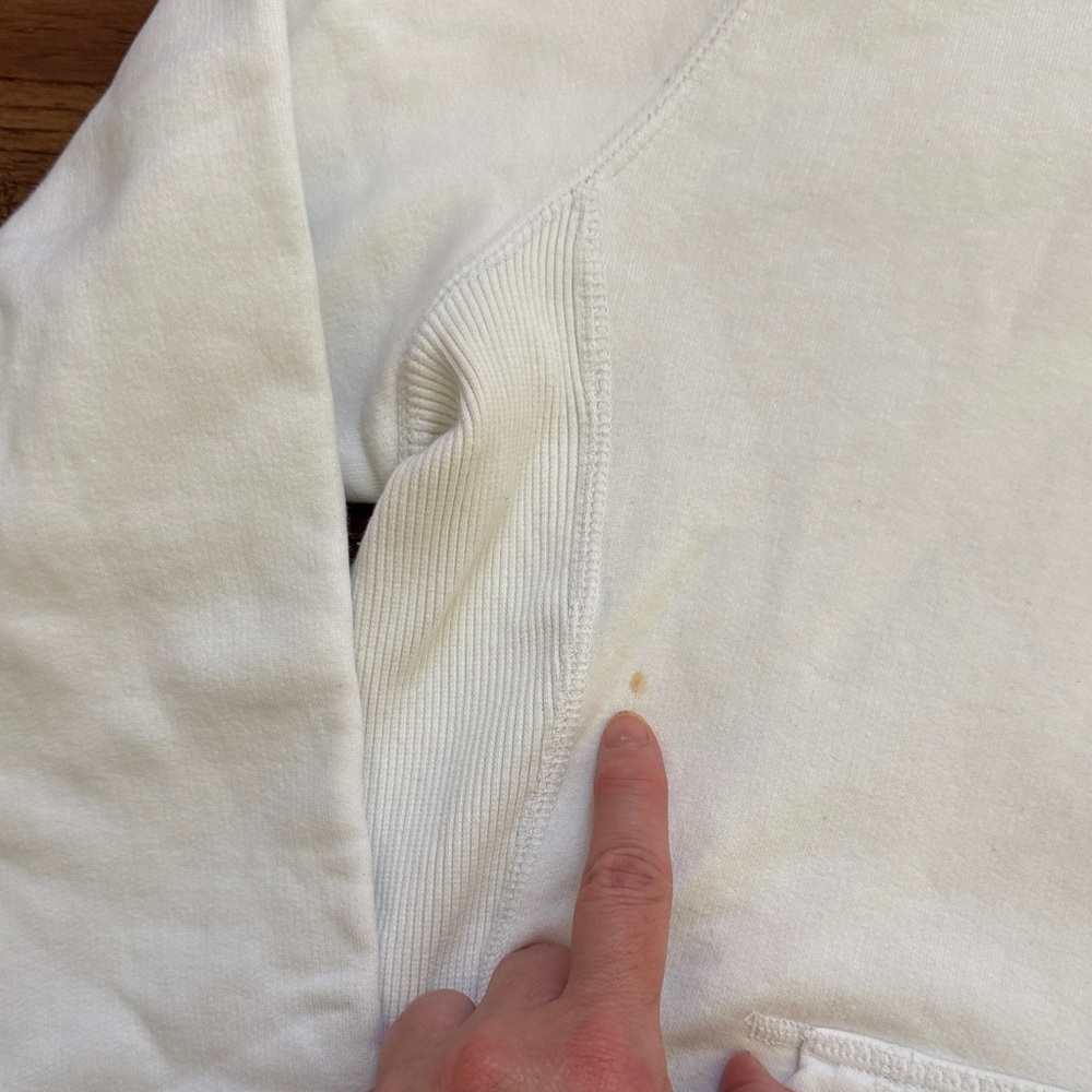 Nike white Hoodie with Black Logo - Picture 3 of 11